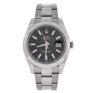 Rolex 41 Oyster Perpetual Datejust II Automatic Watch Stainless Steel
